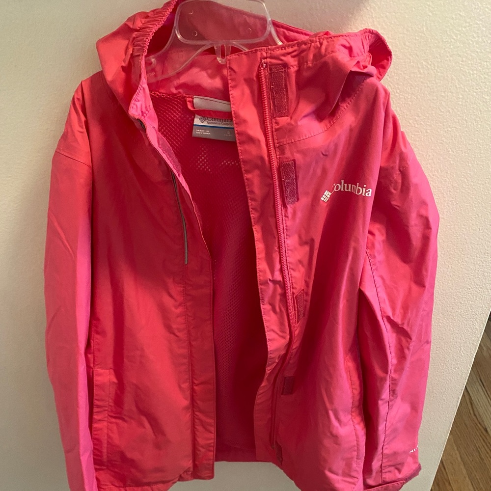 Pink Columbia Rain Jacket